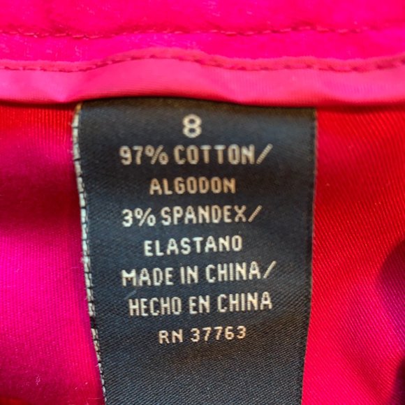 Rafaella Studio Ankle Pants Fuchsia 33x25 Womens 8 - Picture 4 of 8